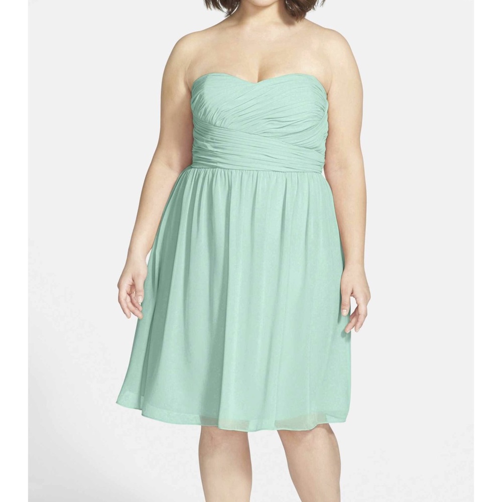 Sarah style Chiffon plus size dress